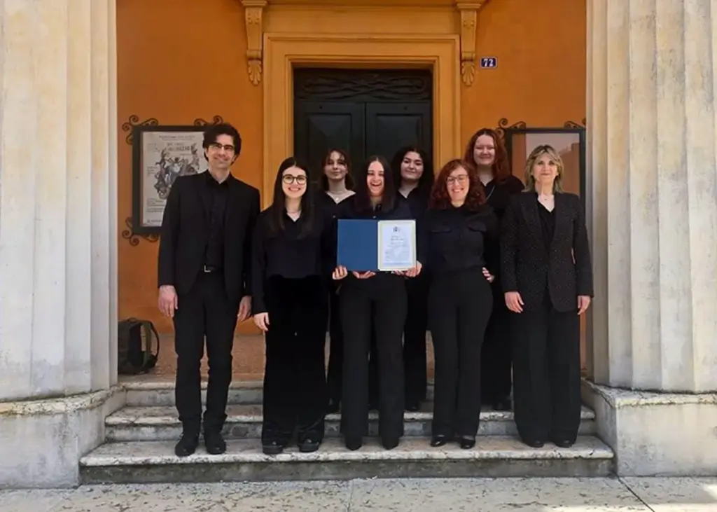 L'ensemble al Concorso Corale Nazionale G. Savani di Carpi